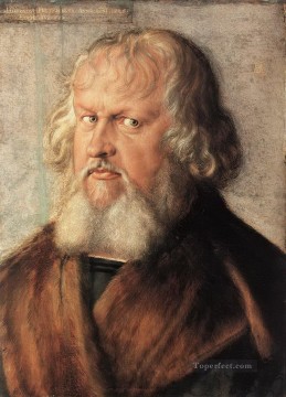  Durer Oil Painting - Portrait of Hieronymus Holzschuher Albrecht Durer